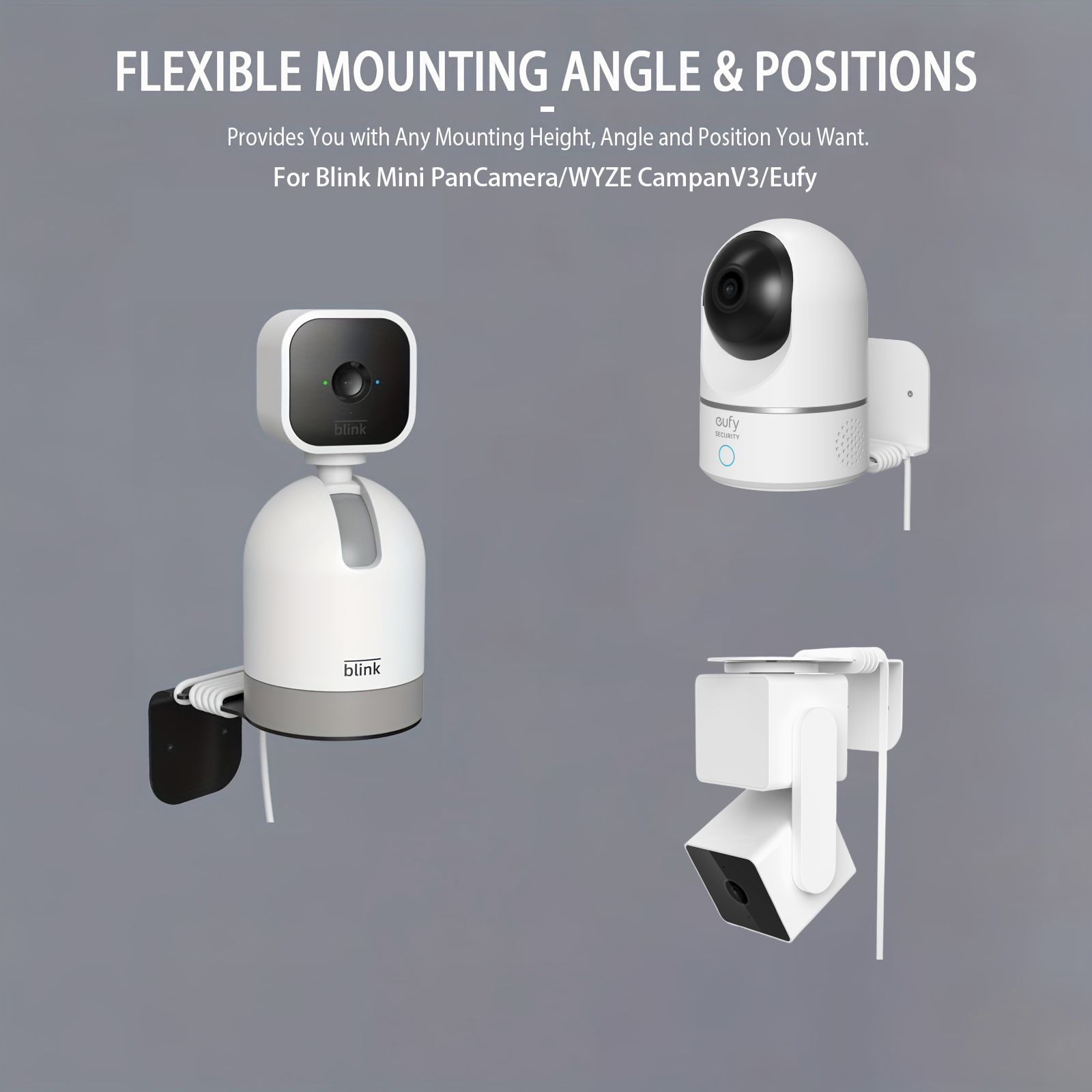 Eufy Camera E220 - เหมาะสำหรับ Blink Mini PanCamera/WYZE CampanV3/Eufy Camera