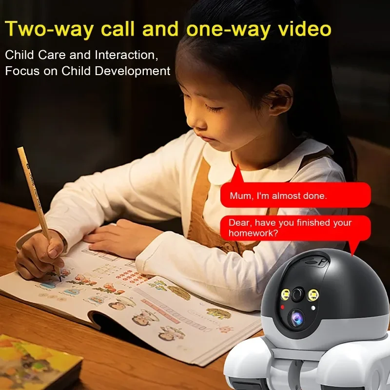 กล้องวงจรปิดไร้สาย 128GB แบบหุ - Home Security Robot บทวิจารณ์และราคา