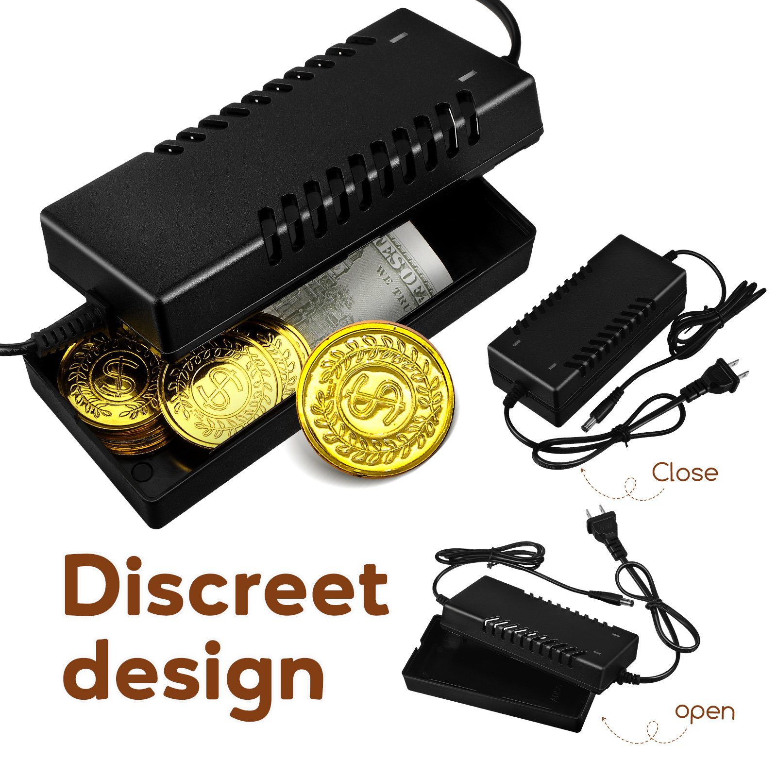 กล่องเงินซ่อน ปลั๊กชาร์จปลอม ต - Home Security Items บทวิจารณ์และราคา