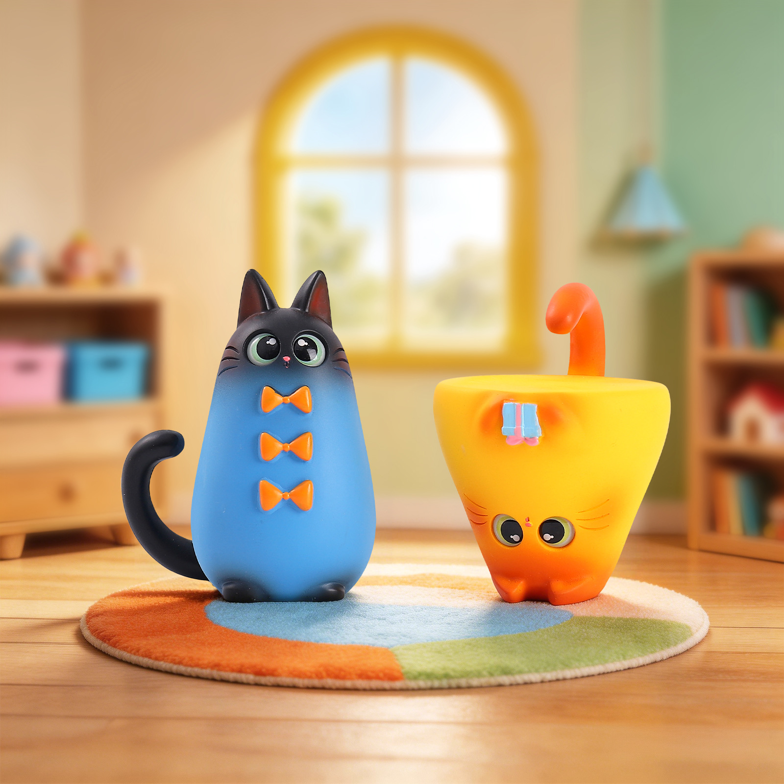 ฟิกเกอร์แมวแบบสุ่ม  งานเรซิ่น  - Home Security Box บทวิจารณ์และราคา
